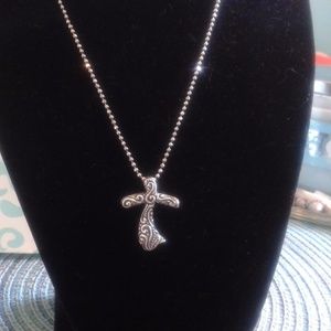 Sterling Silver Cross Necklace  NWOT